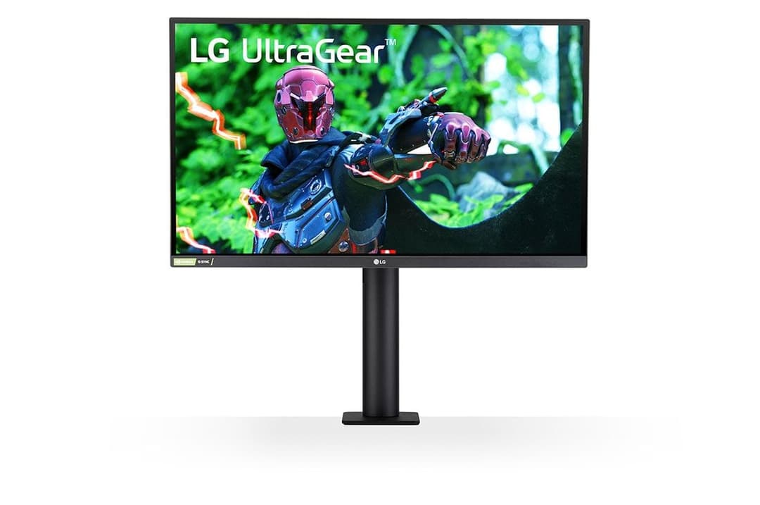 LG 27” UltraGear™ Nano IPS 1ms (GtG) Ergo Gaming Monitor